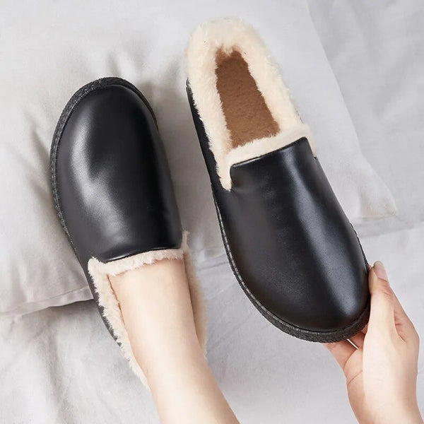 Woman's Warm Leather Shoes